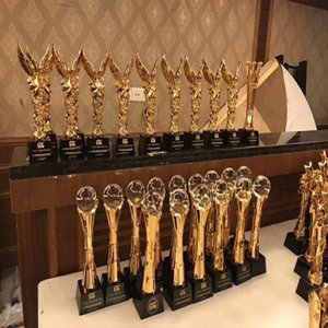 Gold Color Resin Music <strong>Trophy</strong> <strong>Cups</strong> and Plaque Cheap Price Crystal Sports Souvenir Model for Business or Personal Gift Engraved - Product Image 3