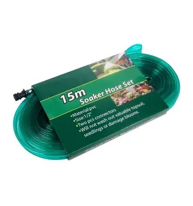 VERTAK garden flexible green PVC soaker irrigation hose