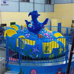 Océano tema familia Parque de Atracciones juegos 22 asientos eléctricos de disco giratoria para la venta - Product Image 6