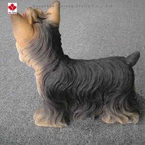 Statuette artisanale en résine, fabrication de statue d'animaux de jardin, maison, extérieurs, terrier