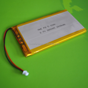 Lipo 903648/266092/3047106/366066/653090 Li-polymer battery <span class=keywords><strong>3</strong></span>,7 V 385085 1600 mAh rechargeable lithium polymer battery - Product Image 3