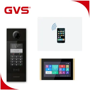 Visiophone GVS avec reconnaissance faciale et application IOS, déverrouillage à distance, Interphone vidéo, prend en charge wi-fi, visiophone