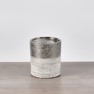 <span class=keywords><strong>pas</strong></span> cher argent plaqué or décor à la maison succulentes pot/décoration de mariage en céramique pots pour <span class=keywords><strong>plantes</strong></span> d'intérieur - Product Image 2
