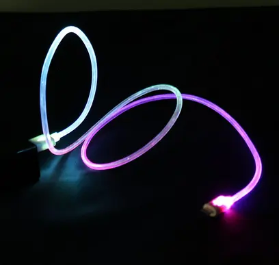 2020 New Style Flash ing Glowing LED Light UP Kabel In-Ear Wired Freis prec heinrich tung Kopfhörer Headset Earbud Earplug