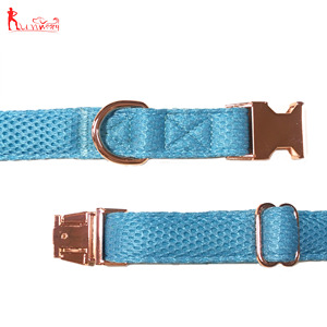 Collar de perro para mascotas de Nylon acolchado grueso suave, malla de aire acolchado collares ajustables para cachorros - Product Image 5