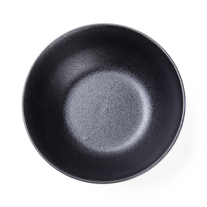 Hogar 6,5 \ "redondo coreano negro porcelana sopa tazón grado alimenticio para arroz frutas fideos vajilla - Product Image 5