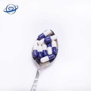 Fuente de la fábrica Venta caliente azul oscuro blanco médico difícil llenar de gelatina cápsulas vacías de tamaño 2 - Product Image 5