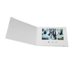 Factory Directly 핫 4.3 "Video 브로셔/인사말 card 대 한 크리스마스 (High) 저 (질 customized 광고 business 양장본