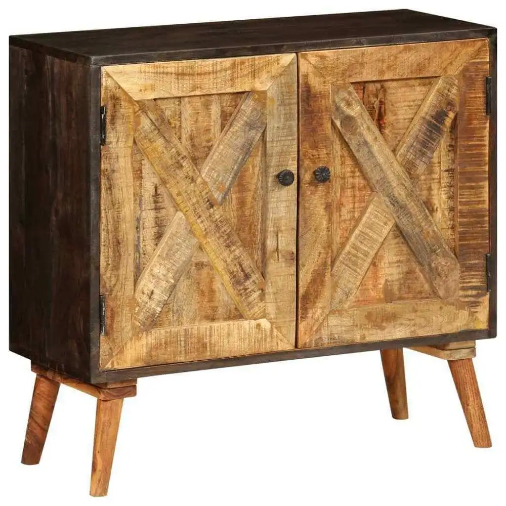 Solid Mango Wood Sideboard/Home Storage Wooden Cupboard Cabinet