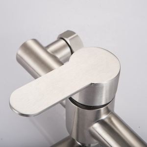 KEDAH sıhhi tesisat mutfak musluk duvara monte mikser mutfak çeşmesi paslanmaz çelik <span class=keywords><strong>304</strong></span> fırçalanmış nikel mutfak lavabo musluğu - Product Image 5