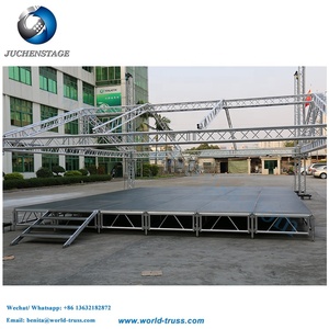 Estructura de aluminio del braguero del marco de <span class=keywords><strong>la</strong></span> etapa con el sistema del techo del braguero de <span class=keywords><strong>la</strong></span> etapa de 6 pilares - Product Image 1