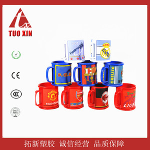 2018 profesional de logotipo colorido 3d <span class=keywords><strong>animal</strong></span> en forma de taza de estilo Popular de plástico suave de pvc marca taza - Product Image 4
