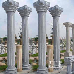 สวนกลางแจ้งเครื่องประดับหินอ่อนเสาโรมันคอลัมน์ - Product Image 2