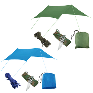 Beach sun shelter tarp tent shade ultralight UV garden awning sunshade <span class=keywords><strong>camping</strong></span> outdoors hammock fly from the rain - Product Image 6