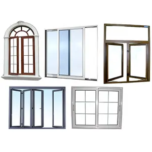 Portes et fenêtres en aluminium durable, 1 pièce, conception professionnelle, vente spéciale