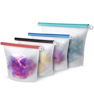 <span class=keywords><strong>Amazon</strong></span> meilleur Vendeur En Silicone Réutilisable De Stockage <span class=keywords><strong>Sous</strong></span> <span class=keywords><strong>Vide</strong></span> Alimentaire Préservation Congélateur Sac premium sacs - Product Image 5