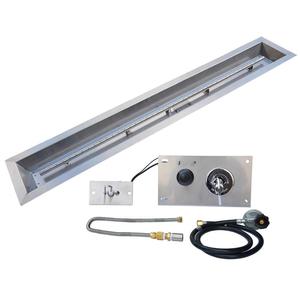 DIY Linéaire En Acier Inoxydable <span class=keywords><strong>Cheminée</strong></span> Brûleur Kit Avec Propane Gaz Connexion - Product Image 3