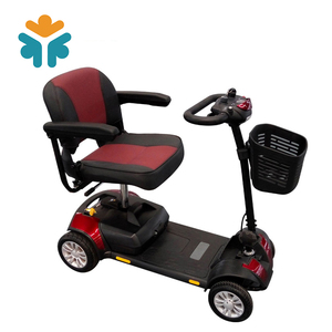 China única de lujo de asiento de la batería de cuatro ruedas Scooter Eléctrico para mayor discapacitados - Product Image 1