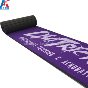 롤아웃 우슈 카펫 본드 폼 레슬링 매트 리듬 체조 카펫 치어리딩 플로어 매트 판매 - Product Image 5