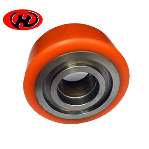 Roues de <span class=keywords><strong>chariot</strong></span> élévateur à fourche KANGHEFU applicables à <span class=keywords><strong>Linde</strong></span> T20sp, roues en polyuréthane, roues de charge 0009933803, <span class=keywords><strong>chariot</strong></span> élévateur électrique, polyuréthane 125*60 3 - Product Image 4