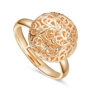Último 3D diseño hueco mujeres boda anillo de compromiso
