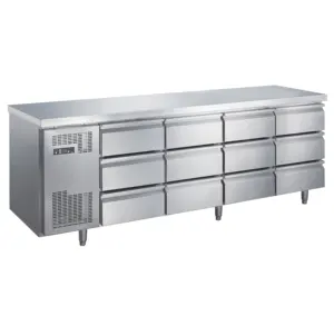 650L Stainless Steel Undercounter 냉장고 서랍 캐비닛