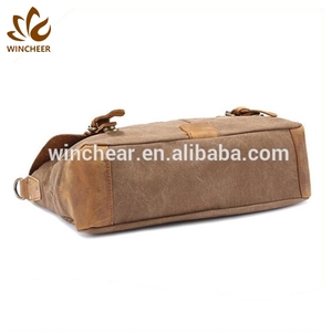 Moins cher haute capacité réglable bandoulière adolescents en cuir hommes sacs <span class=keywords><strong>de</strong></span> messager <span class=keywords><strong>de</strong></span> <span class=keywords><strong>toile</strong></span> populaire sac cartable - Product Image 5