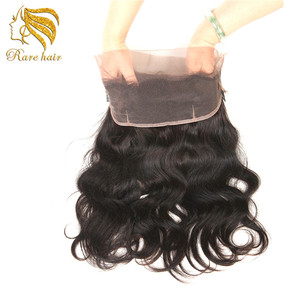 Les Cheveux rares 360 Dentelle Fermeture Frontale Vierge Cheveux Sans Colle 100% Cheveux humains Dentelle Frontale - Product Image 3