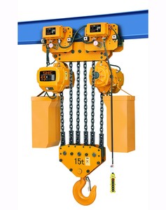 Palan à chaîne électrique à faible hauteur de 7.5 tonnes Palan à chaîne alimenté par batterie Palan de toit avec chaîne