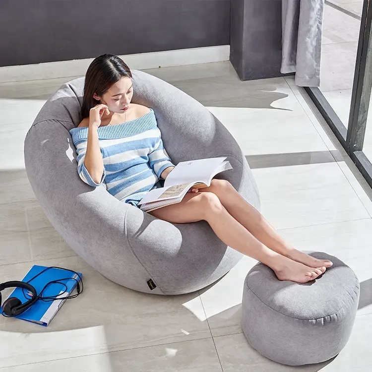 Sofá confortável moderno para relaxar, sofá de cama chesterfield