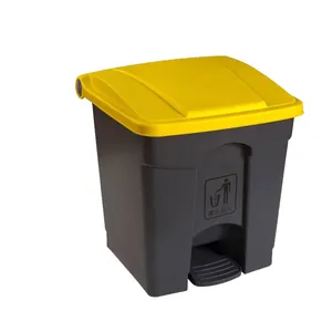 Поставщик Китай дюймов 8 дюймов широкий пластиковый мусорные контейнеры черные ящики 30L