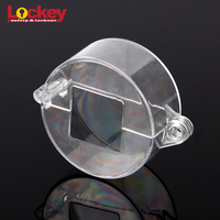 Verrou de sécurité en plastique transparent pour valve PC, verrouillage de valve personnalisé pour diamètre de trou inférieur