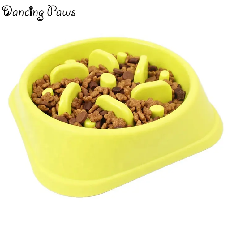 Factory Wholesale ECO-friendly plastic resin slow feeder smart pet dog bowl