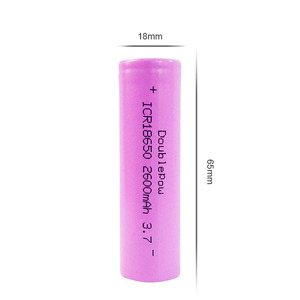 3,7 V 2600 mAh lithium rechargeable 18650 li-ion battery - Product Image 3