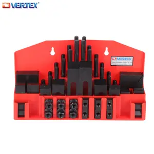 Vertex 58 Pcs Steel Clamping Kit untuk Mesin Penggilingan CK-16 (M16)