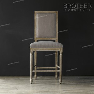 2018 <span class=keywords><strong>tendance</strong></span> vintage chaise siège tabouret de <span class=keywords><strong>bar</strong></span> en bois chaise haute - Product Image 2