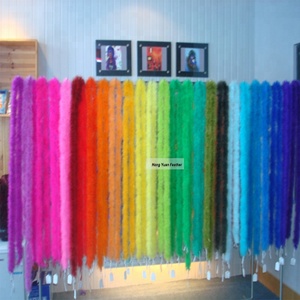 Qualité <span class=keywords><strong>2</strong></span> Mètres Muli Couleur Marabou Plume Boa Avec Diverses Spécifications - Product Image 1