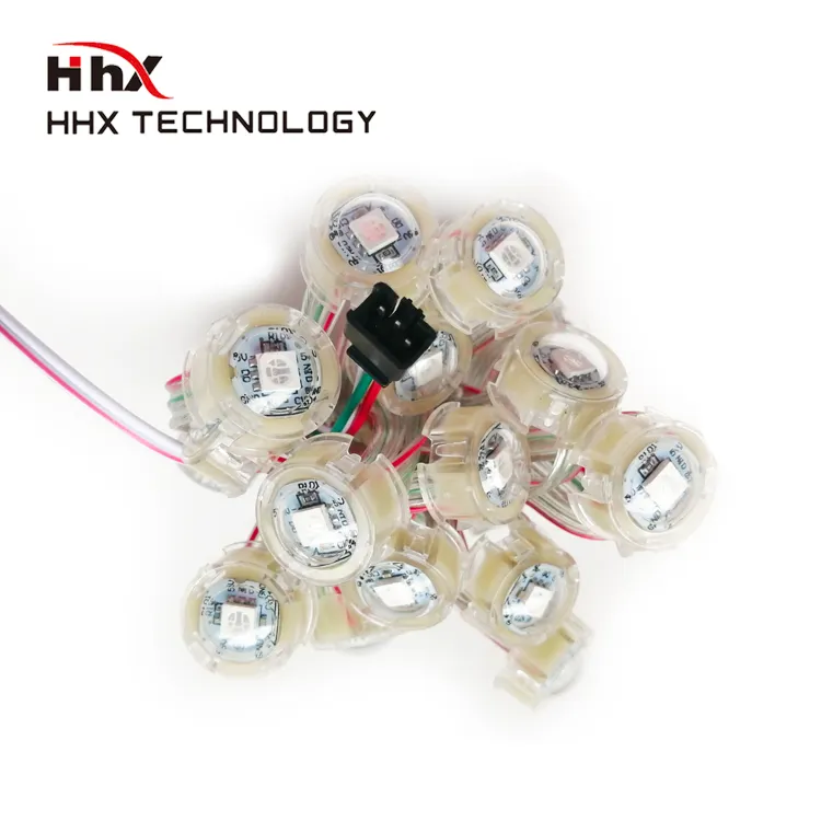 Hhx WS2811 5V 5050SMD पूर्ण रंग बिंदु प्रकाश 20mm बिंदु प्रकाश स्रोत परिदृश्य एलईडी प्रकाश