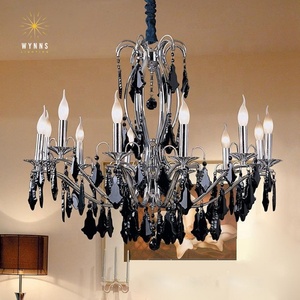 Luce antica <span class=keywords><strong>Bohemia</strong></span> lampadario di cristallo rosso lampada a sospensione classico stile Maria Theresa per la decorazione della stanza di casa - Product Image 3