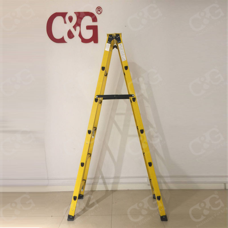 2.5 м телескопические Электрический стекловолокна выдвижная лестница лифт