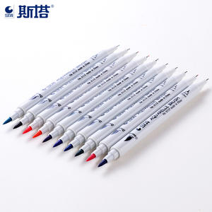 STA Aquarelle Set di pennarelli inchiostro acquerello 12/24/36/48/80 colori 0.4mm punta finale e penna pennello per pennarelli arte - Product Image 4