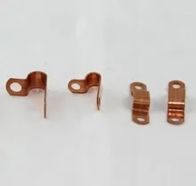 China Herstellung OEM Blech Edelstahl Cooper Splitter Feder clip Flachstahl clip für Umreifung sband