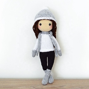 Poupées Em Crochet Amigurumi Baby Sisters, poupées au crochet mignonnes, faites à la main, jouets pour filles - Product Image 3