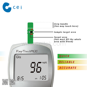 홈 Care 당뇨병 진단 장치 피 포도당 Detector 및 피 요산 meter 와 Strips - Product Image 3