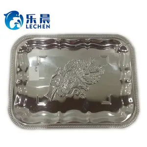 แผ่นเหล็กสแตนเลสถาดขนาดเล็กเสิร์ฟถาด Rolling Baking BBQ ถาดแม่เหล็ก - Product Image 1