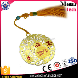 Personnalisé de coupe intérieure chinois 3d élégant perle métal signet <span class=keywords><strong>pour</strong></span> livre - Product Image 1