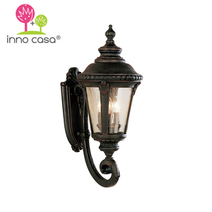 Pantalla de cristal de burbuja transparente de aluminio OEM al por mayor luz de pared exterior negra oxidada para iluminación exterior de jardín/calle - Product Image 1