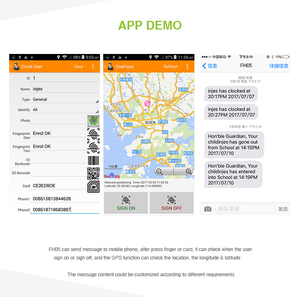 GPS 3 Gam WIFI <span class=keywords><strong>Bluetooth</strong></span> Không Dây FH05 Di Động Android OS Mobile Cầm Tay Chấm Công Vân Tay <span class=keywords><strong>Reader</strong></span> Với Pin - Product Image 5