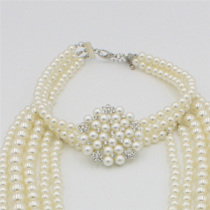 Cina commercio all'ingrosso indiano insieme dei monili della perla della collana - Product Image 4