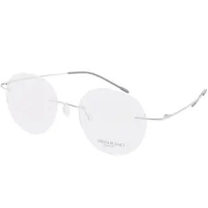 Classic Design Unisex Good Quality optical spectacles rimless titanium frame glasses